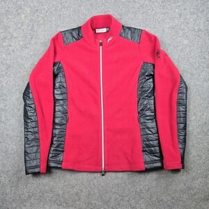 Kjus Jacket Womens Medium Pink Maxima Midlayer Full Zip Fleece Hunting Outdoor‎